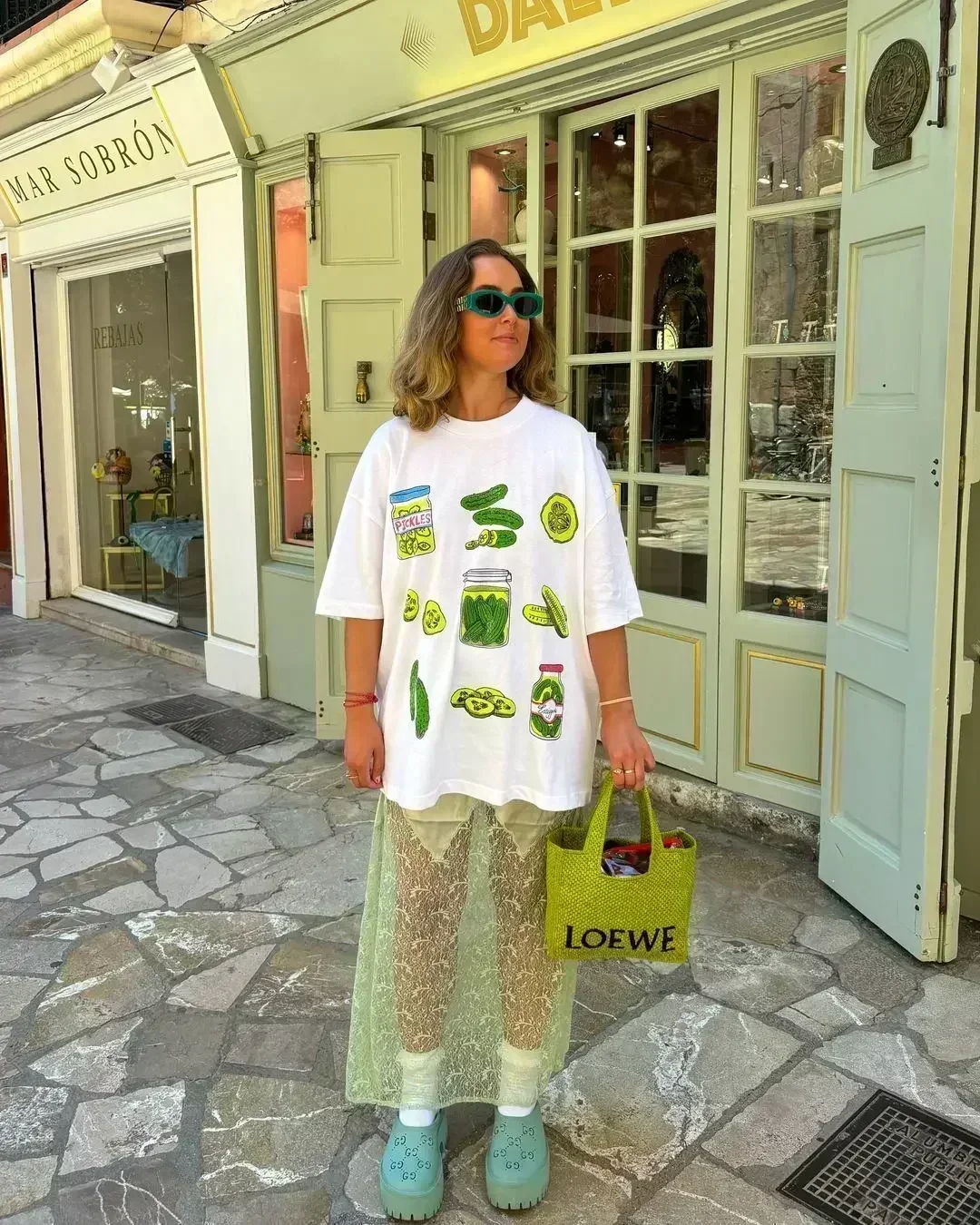 Daily Graphic Gothic Oversized T-shirt - Image 3