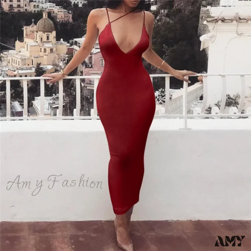 Amy Fashion - Fashion Long Party Bodycon Dresses - Image 8