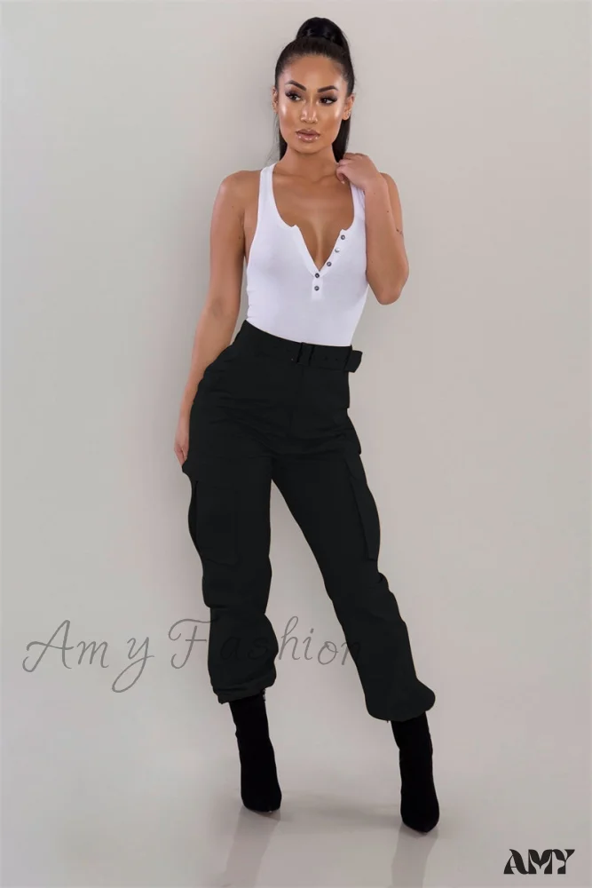 Amy Fashion - Fashion Casual Jogger Capris Pants - Image 14