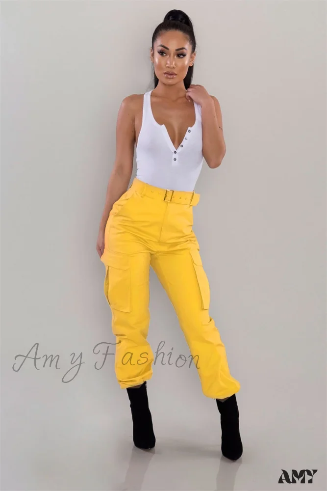 Amy Fashion - Fashion Casual Jogger Capris Pants - Image 16