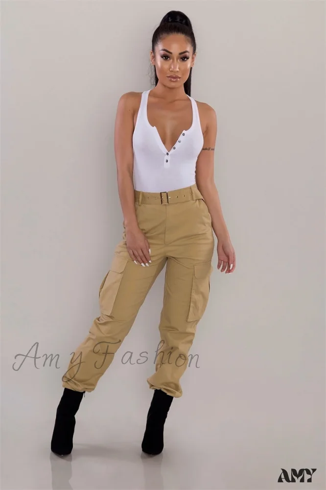 Amy Fashion - Fashion Casual Jogger Capris Pants - Image 17