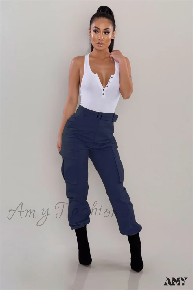 Amy Fashion - Fashion Casual Jogger Capris Pants - Image 18