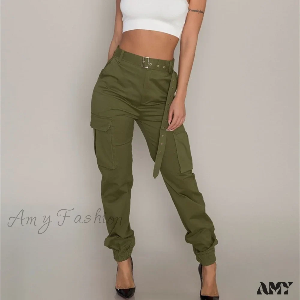Amy Fashion - Fashion Casual Jogger Capris Pants - Image 19