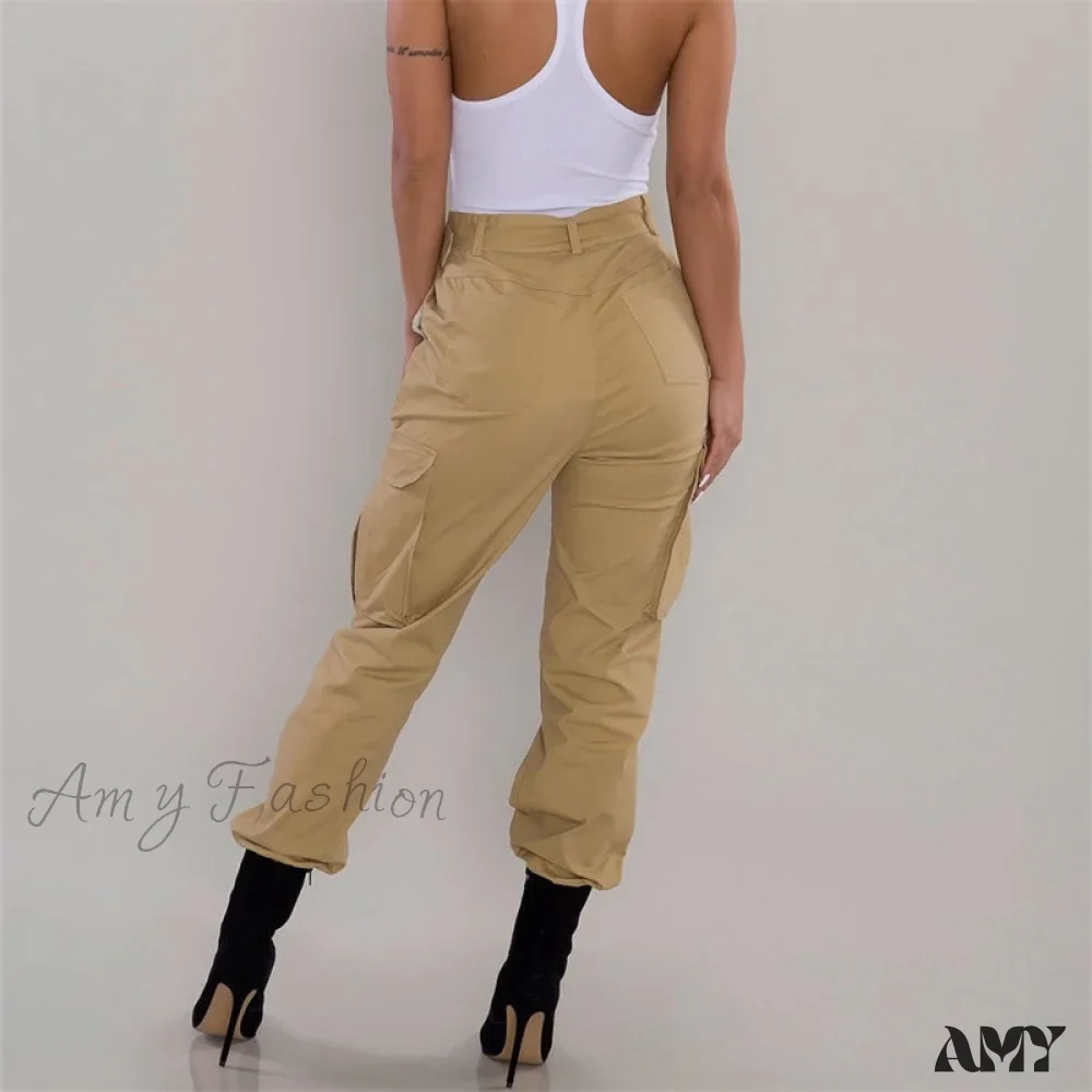 Amy Fashion - Fashion Casual Jogger Capris Pants - Image 5