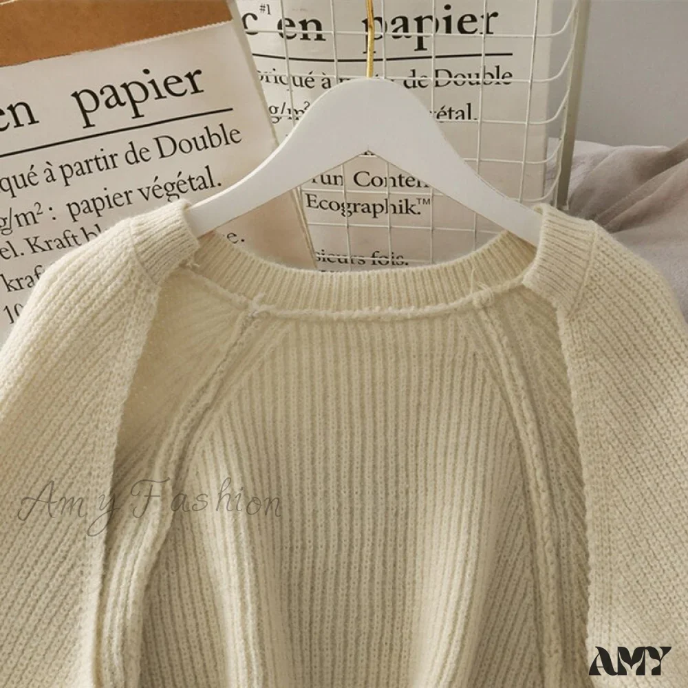 Amy Fashion - Female Solid Casual Chic Short Knitted Cardigans - Image 19