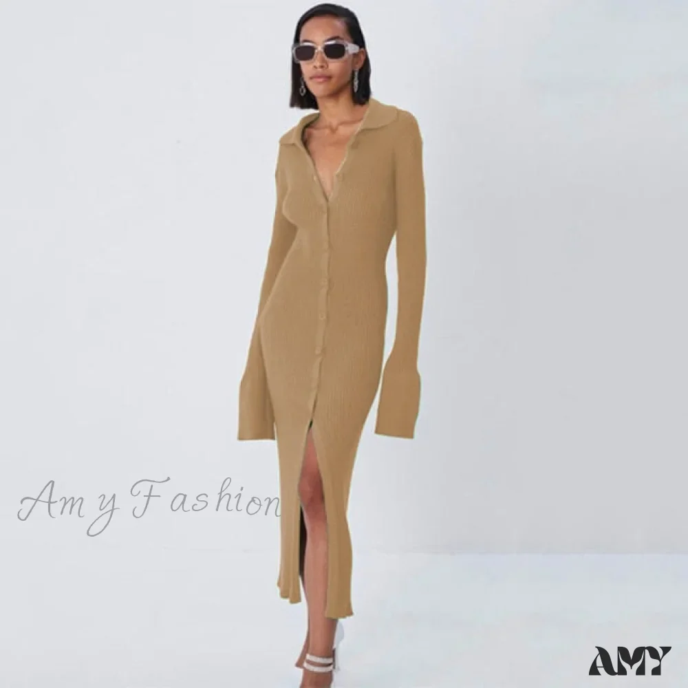 Amy Fashion - Female Warm Thick Party Long Dresses - Image 5