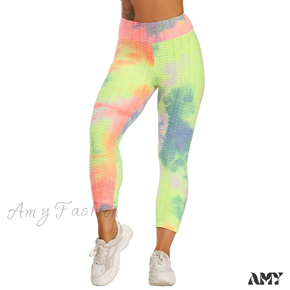 Amy Fashion - Ruched Butt Leggings Capris Pants - Image 18