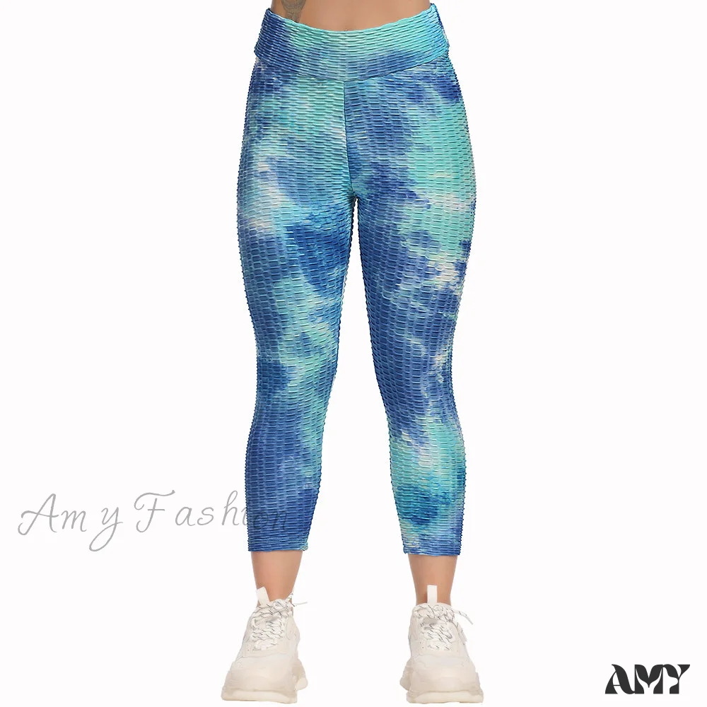 Amy Fashion - Ruched Butt Leggings Capris Pants - Image 19