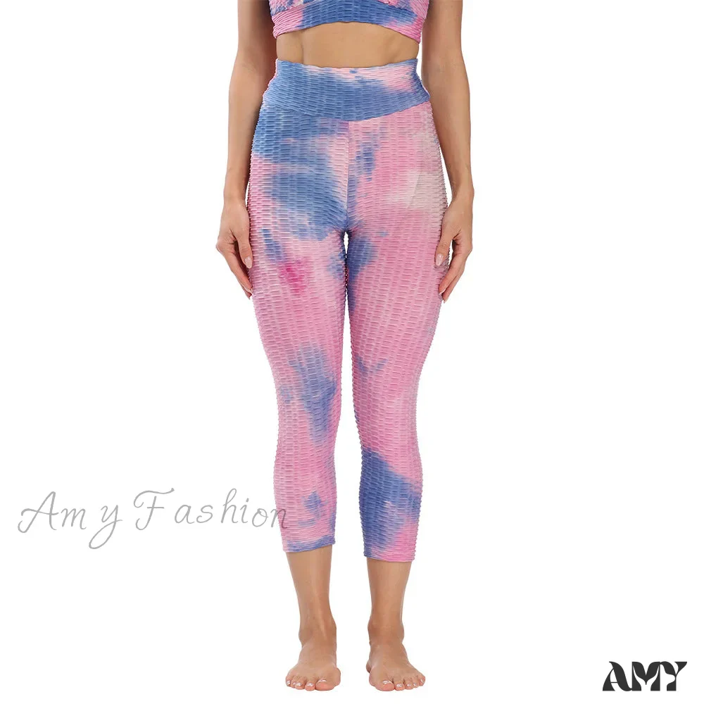 Amy Fashion - Ruched Butt Leggings Capris Pants - Image 20