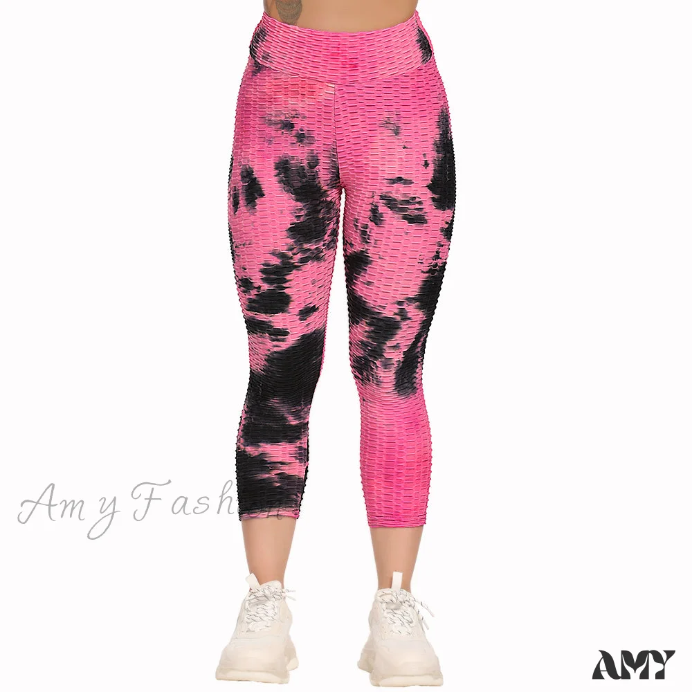 Amy Fashion - Ruched Butt Leggings Capris Pants - Image 23
