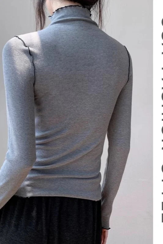 Fleece Thermal Mock Neck Long Sleeve Base Layer - Image 3