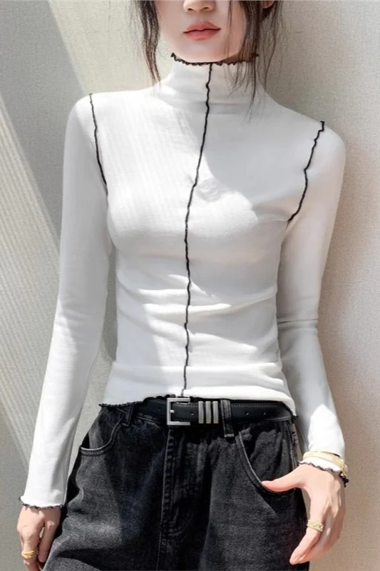 Fleece Thermal Mock Neck Long Sleeve Base Layer - Image 4