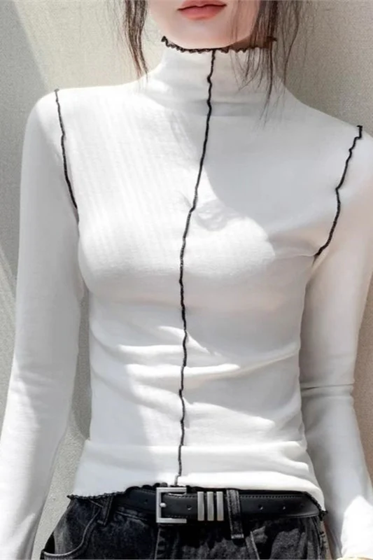 Fleece Thermal Mock Neck Long Sleeve Base Layer - Image 5