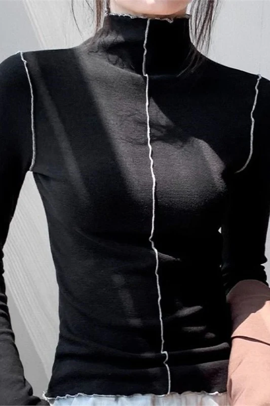 Fleece Thermal Mock Neck Long Sleeve Base Layer - Image 7