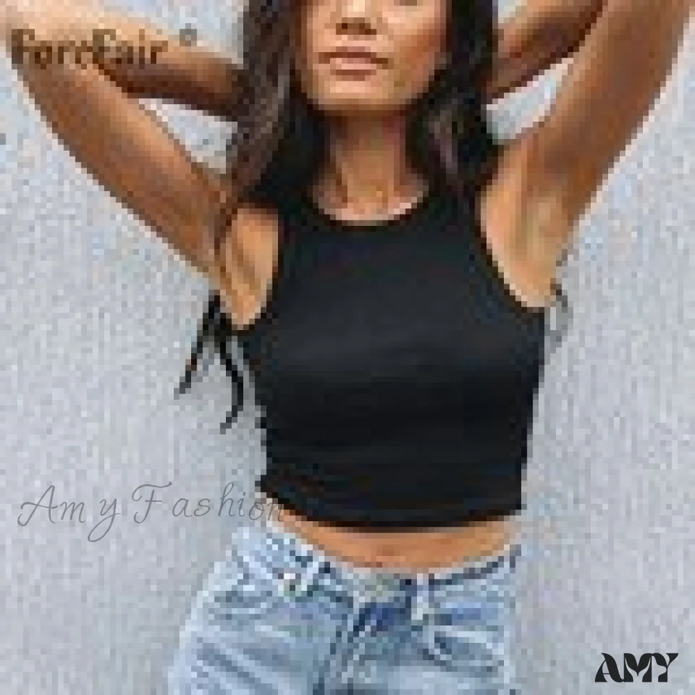 Amy Fashion - Off Shoulder Sexy Crop Tube Tank Summer Fashion Basic - Image 19