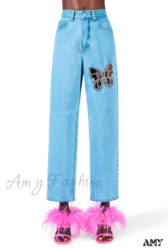 Amy Fashion - Fashion High Street Denim Coats - Image 3