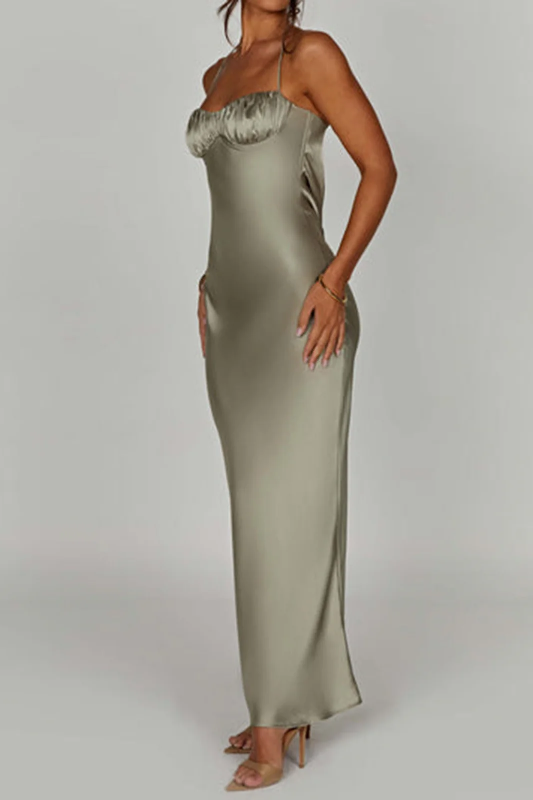 Halter Backless Bodycon Sexy Party Dress - Image 5