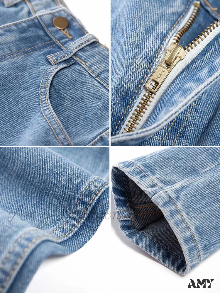 Amy Fashion - Vintage High Waist Jeans - Image 4