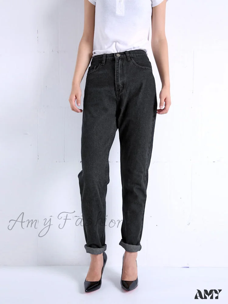 Amy Fashion - Vintage High Waist Jeans - Image 5