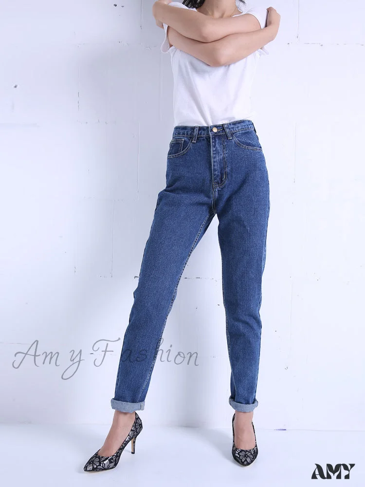 Amy Fashion - Vintage High Waist Jeans - Image 6