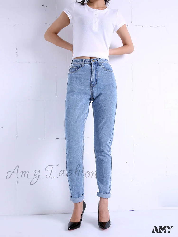 Amy Fashion - Vintage High Waist Jeans - Image 7