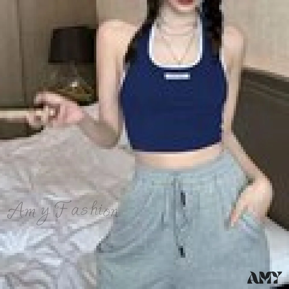 Amy Fashion - Basic Cotton Sports Tank Tops - Image 11