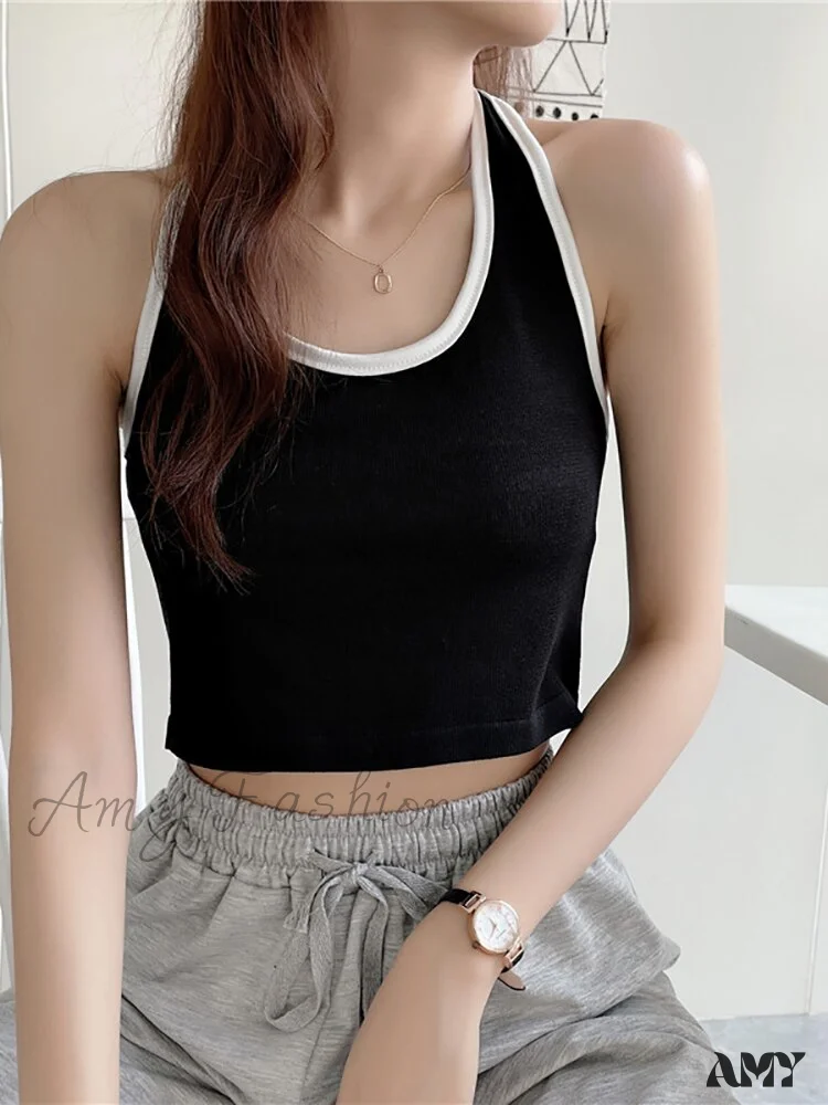 Amy Fashion - Basic Cotton Sports Tank Tops - Image 6