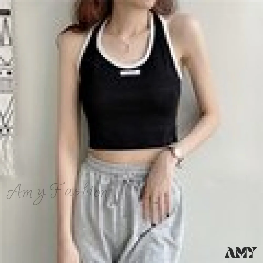 Amy Fashion - Basic Cotton Sports Tank Tops - Image 9