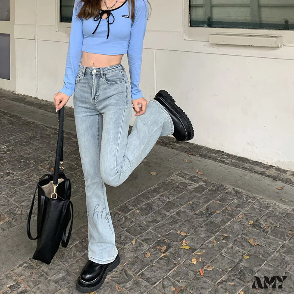 Amy Fashion - High Waist Loose Comfortable Jeans - Image 3