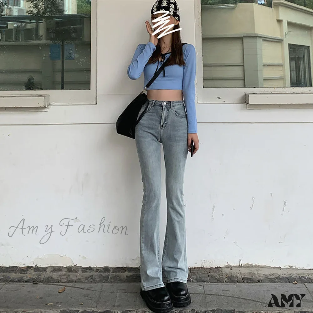Amy Fashion - High Waist Loose Comfortable Jeans - Image 4