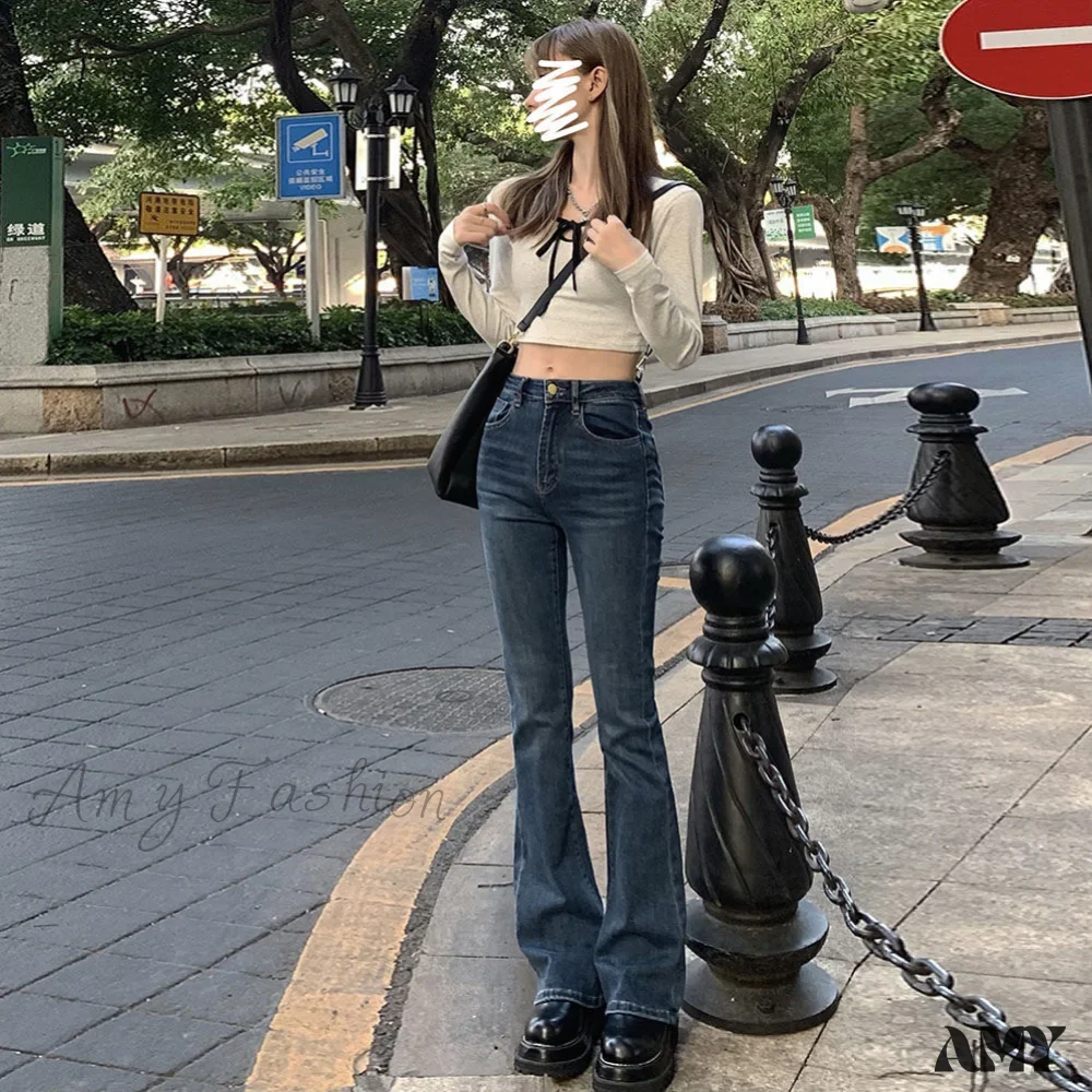 Amy Fashion - High Waist Loose Comfortable Jeans - Image 6