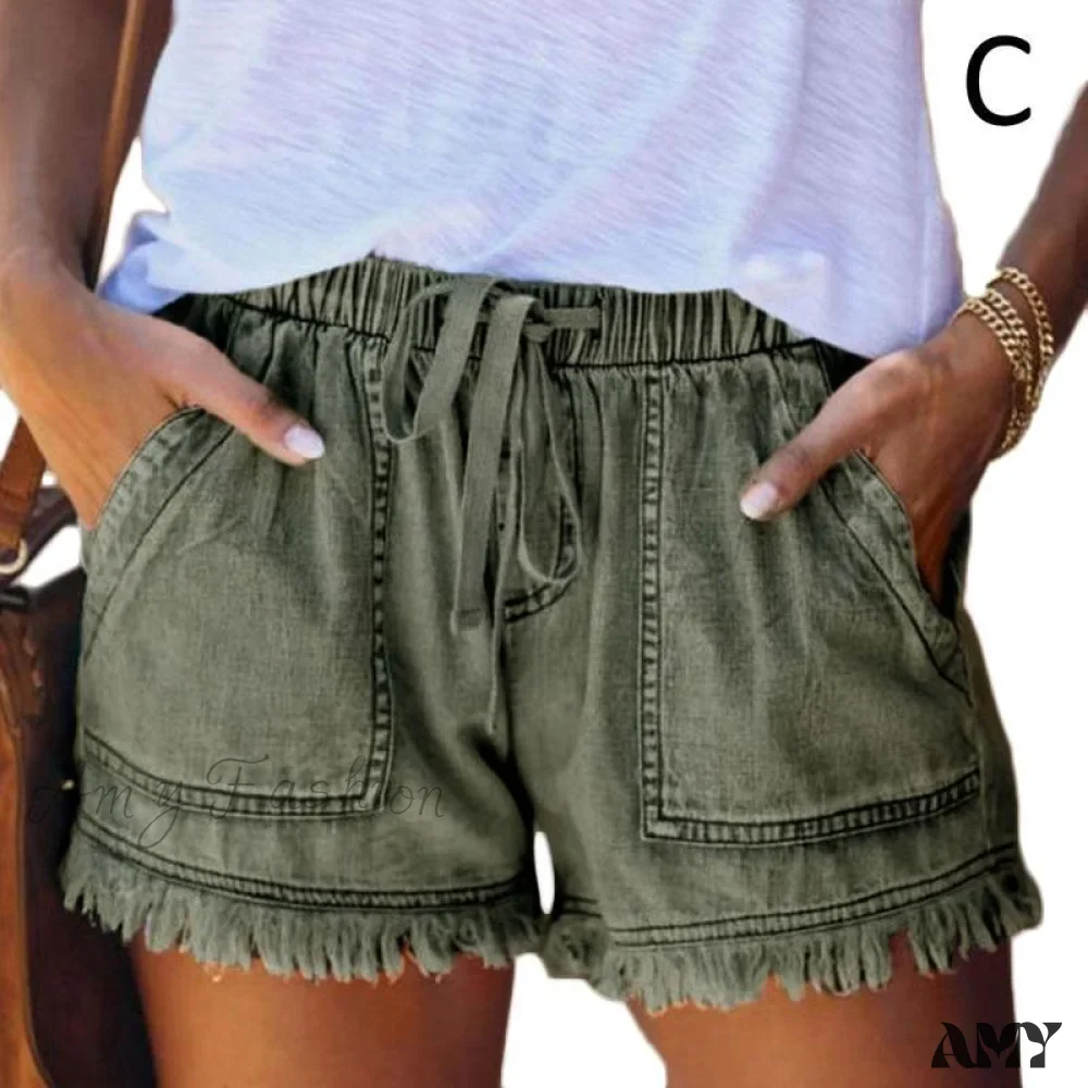 Amy Fashion - High Waisted Large Size XXL Short - Image 9
