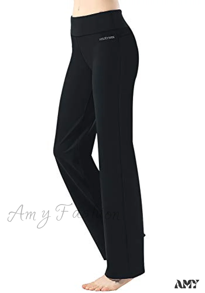 Amy Fashion - Capri Petite Regular Tall Length Women's Straight Leg Yoga Pants - Image 15