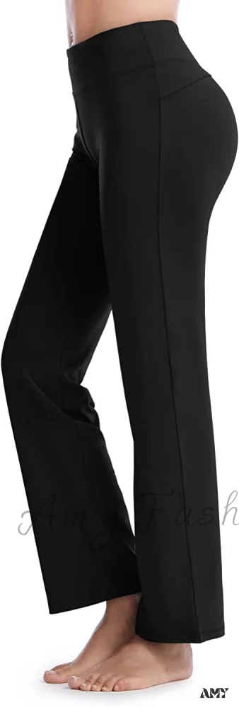 Amy Fashion - Capri Petite Regular Tall Length Women's Straight Leg Yoga Pants - Image 16