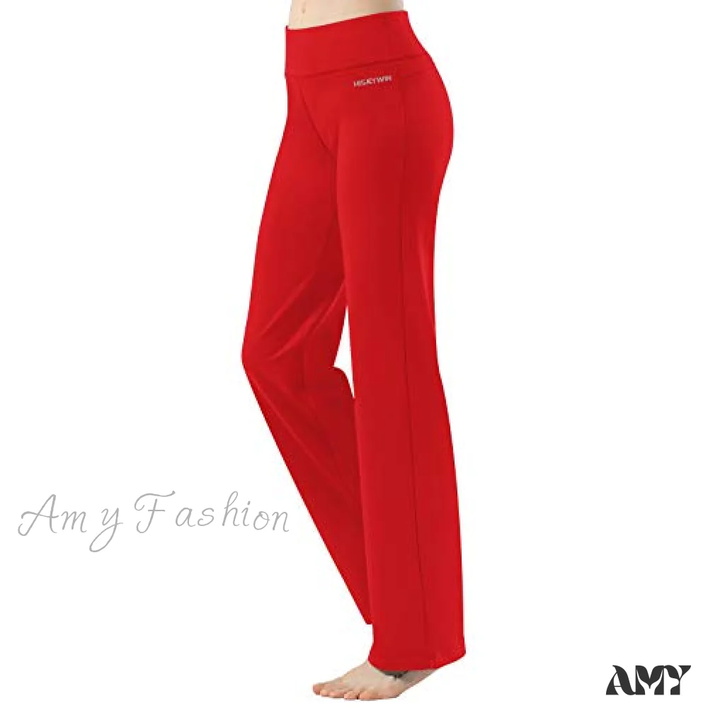 Amy Fashion - Capri Petite Regular Tall Length Women's Straight Leg Yoga Pants - Image 18
