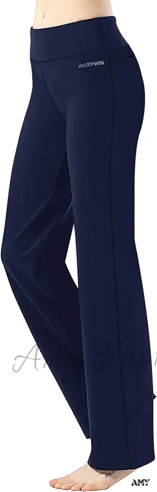 Amy Fashion - Capri Petite Regular Tall Length Women's Straight Leg Yoga Pants - Image 25