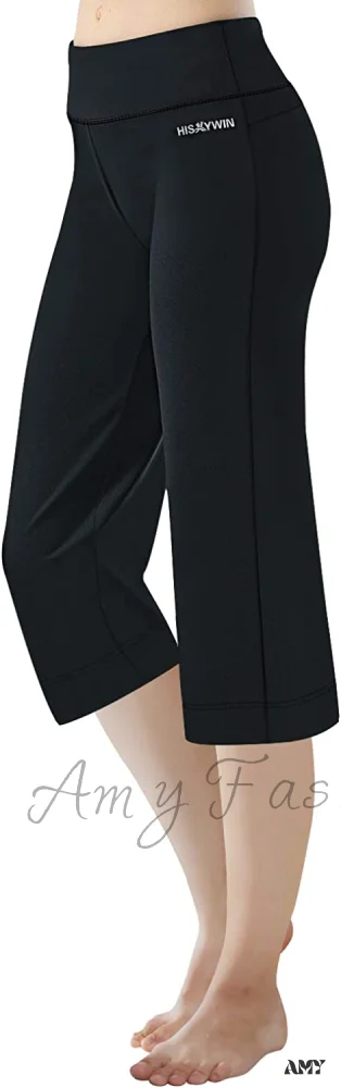 Amy Fashion - Capri Petite Regular Tall Length Women's Straight Leg Yoga Pants - Image 3