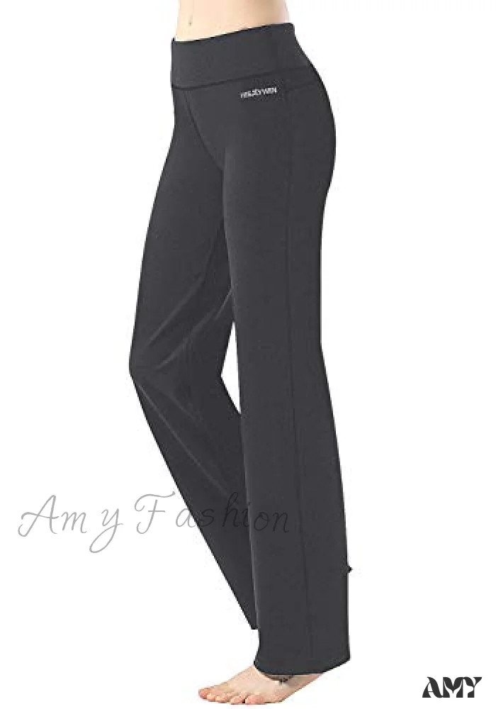 Amy Fashion - Capri Petite Regular Tall Length Women's Straight Leg Yoga Pants - Image 9