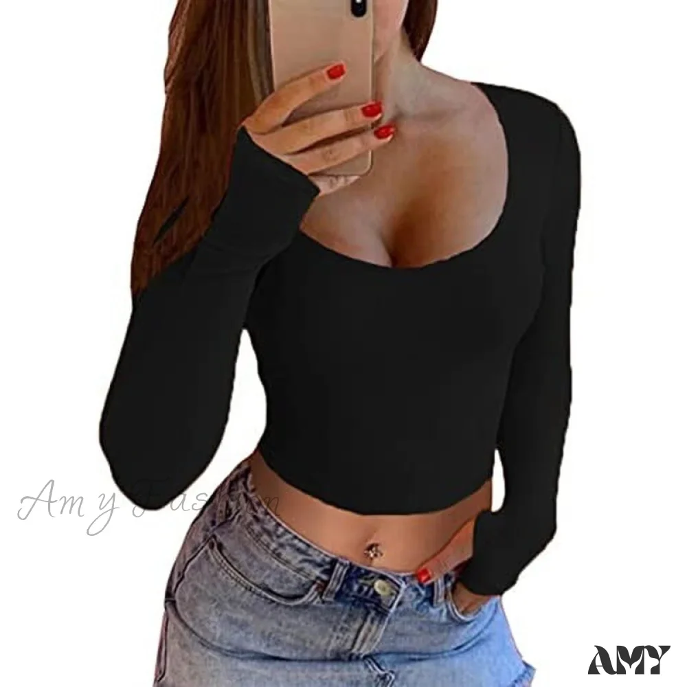 Amy Fashion - Hot Pink Crop Tops - Image 3