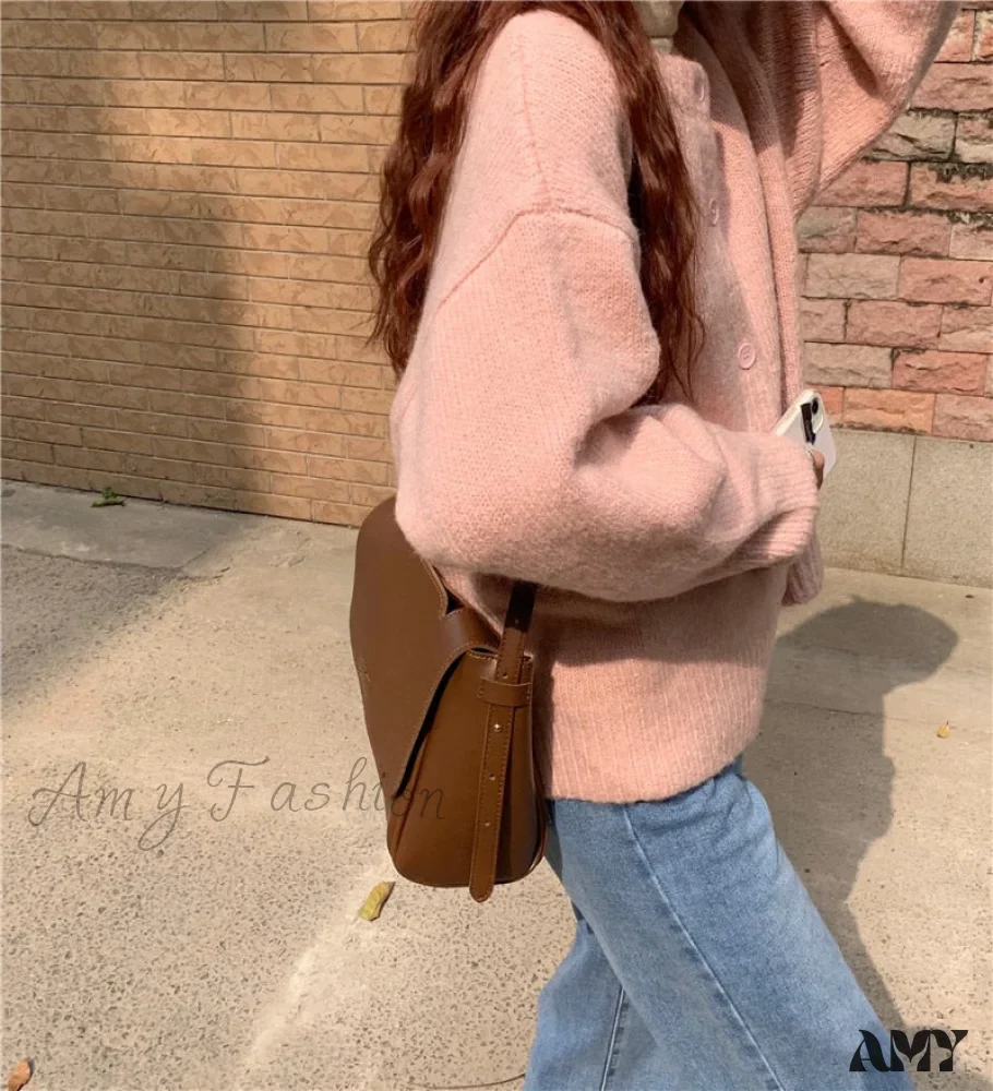 Amy Fashion - Sweaters Cardigans Warm Casual Arrival Solid Knitwear Loose Coat - Image 7