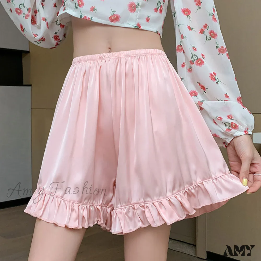Amy Fashion - Ice Silk Safety Short Pants - Image 9