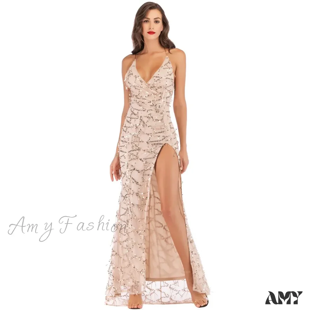 INS Style Side Buttons Irregular Slits Sexy Personality High Waist Half-Length Skinny Denim Long Dress - Image 6