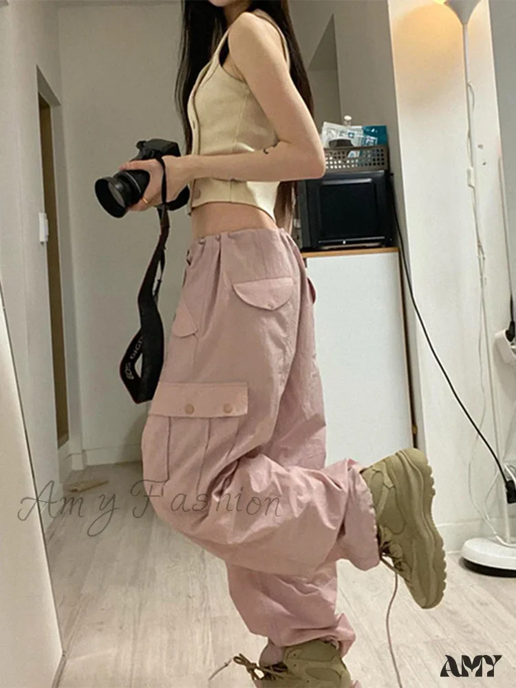 Amy Fashion - Women Fashion Casual Drawstring y2k Pants - Image 14
