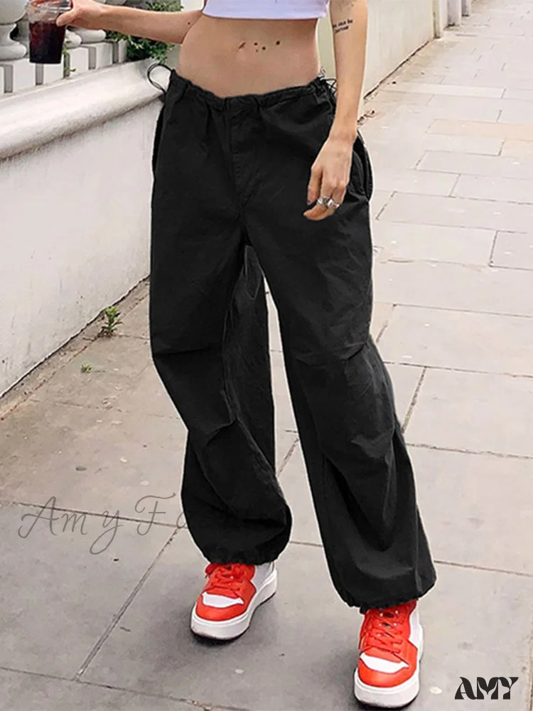Amy Fashion - Women Fashion Casual Drawstring y2k Pants - Image 4