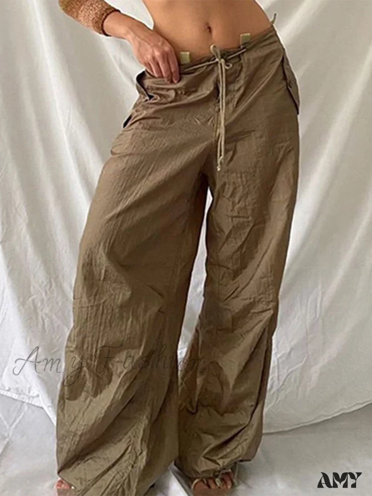 Amy Fashion - Women Fashion Casual Drawstring y2k Pants - Image 9