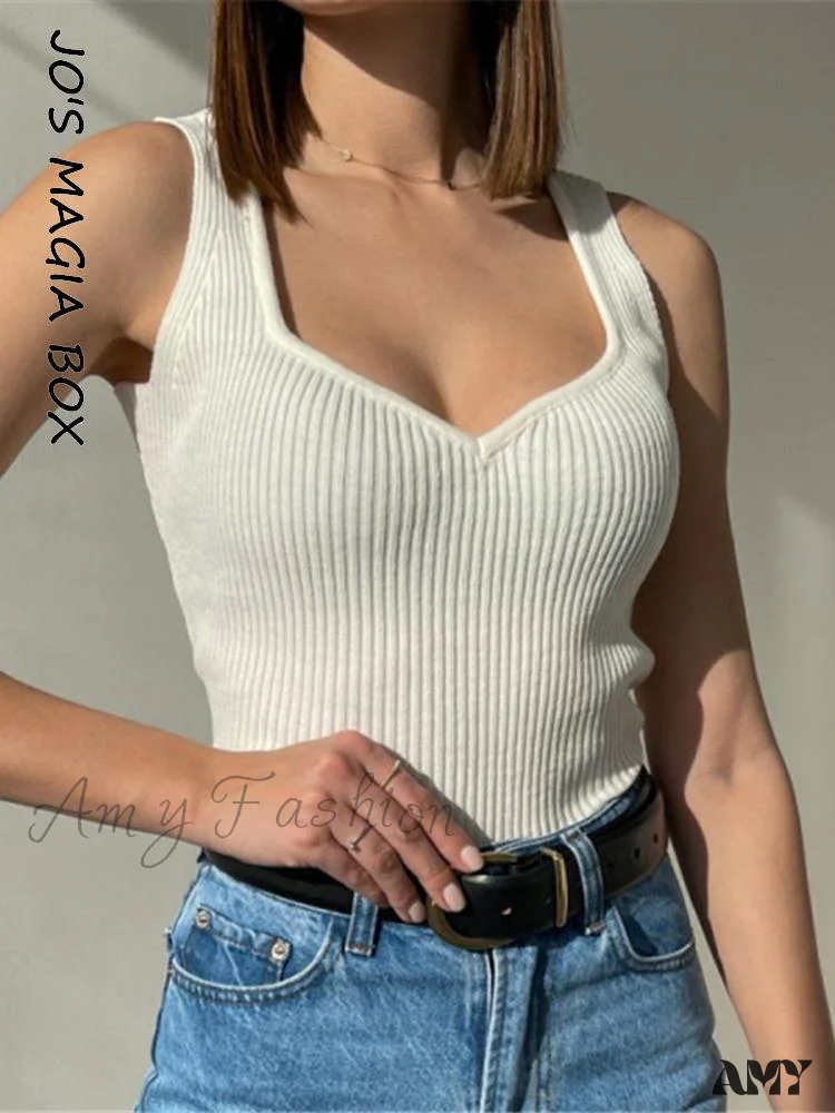 Amy Fashion - Y2K Knitted Sexy Cropped Corset - Image 4