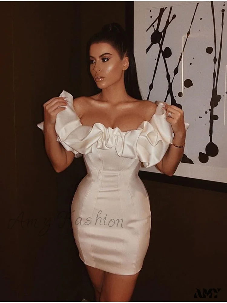 Amy Fashion - Classic Elegant Party Club Wear Slim Fit Bodycon Dress - Image 10