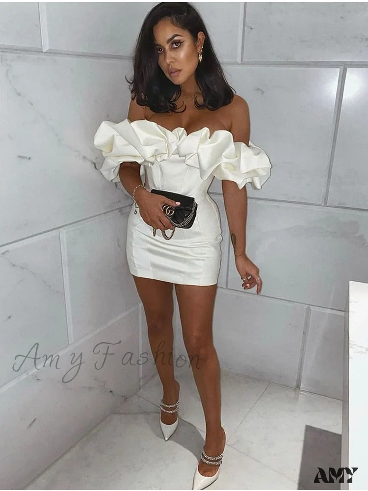 Amy Fashion - Classic Elegant Party Club Wear Slim Fit Bodycon Dress - Image 11