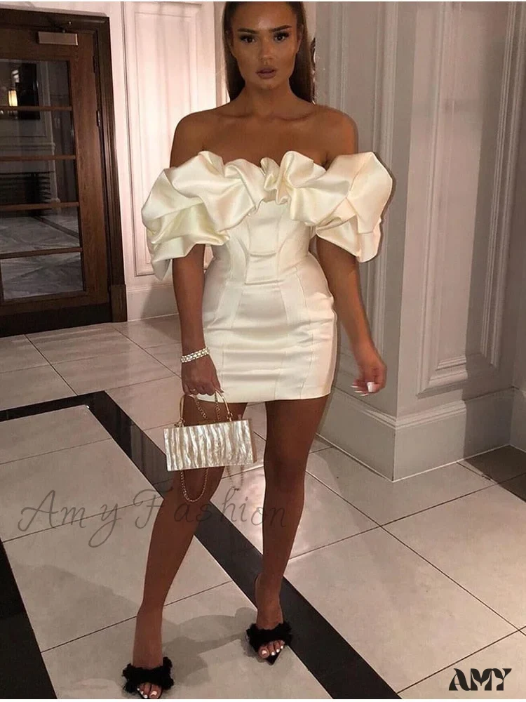 Amy Fashion - Classic Elegant Party Club Wear Slim Fit Bodycon Dress - Image 12