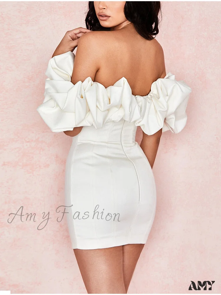 Amy Fashion - Classic Elegant Party Club Wear Slim Fit Bodycon Dress - Image 15